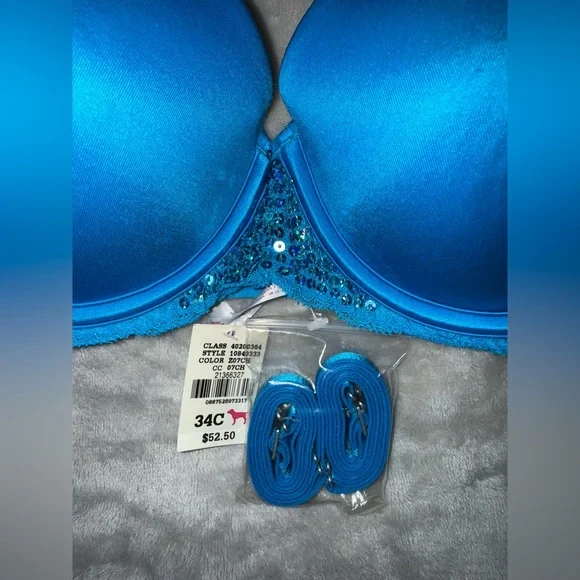 NWT Rare - Victoria’s Secret Pink Limited Edition Holographic MultiWay Bra - Picture 2 of 4